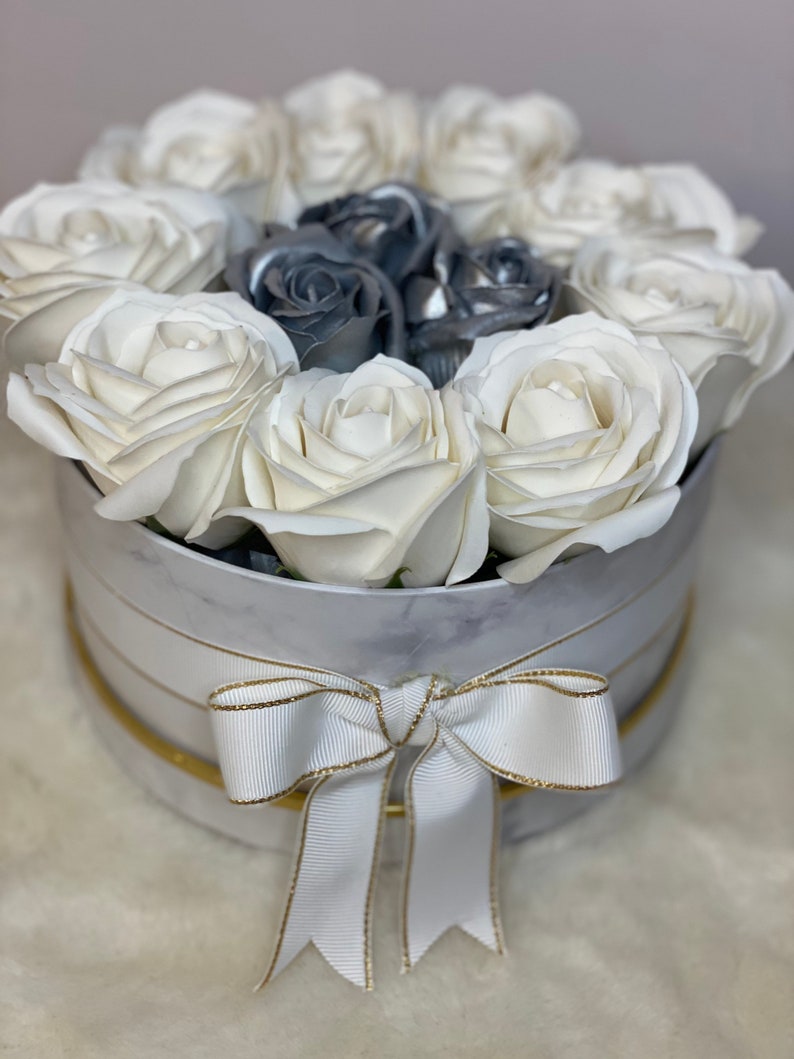 Long Lasting Flower Box Arrangement Etsy