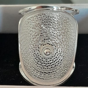 Kaya handmade filigree sterling silver statement ring