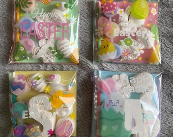 Kits de Pascua para pintar / Letra inicial personalizada / Recuerdos de fiesta / Manualidades para niños / Regalo de Pascua / Alternativa al chocolate