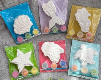 Paint Your Own Under the Sea Craft Kits | Birthday Party Favours | Craft Set for Kids and Adults | Gift | Pocket Money