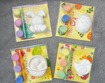 Kits de manualidades para pintar en Pascua / Set de manualidades / Modelos de yeso / Regalos para bolsas de fiesta / Juguete para ahorrar dinero / Regalo / Relleno para cestas de Pascua