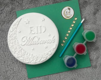 Eid Mubarak Paint Your Own Plaster Craft Kit | Party Favour | Gift