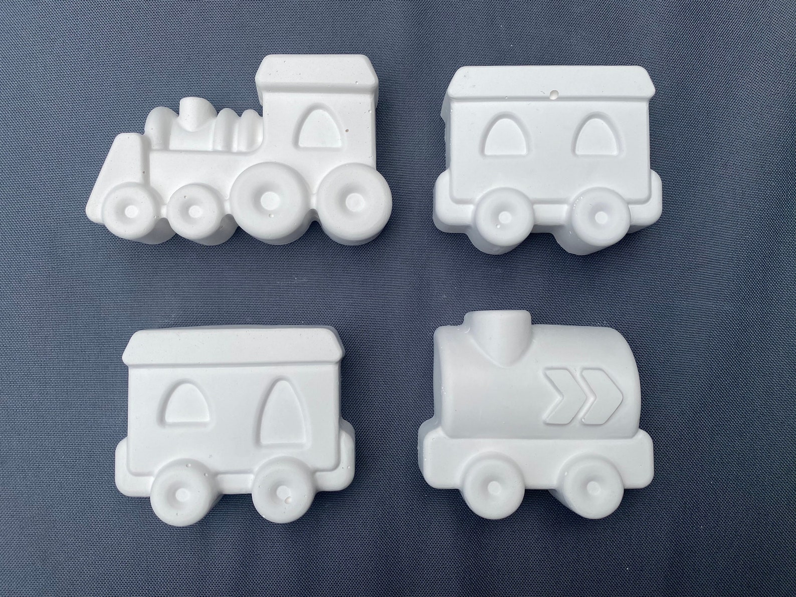 Paint Your Own Train Models Craft Kit Gift Ornament Etsy
