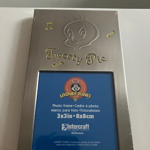 Vintage-tweety bird-tweety pie-picture frame-sealed-new