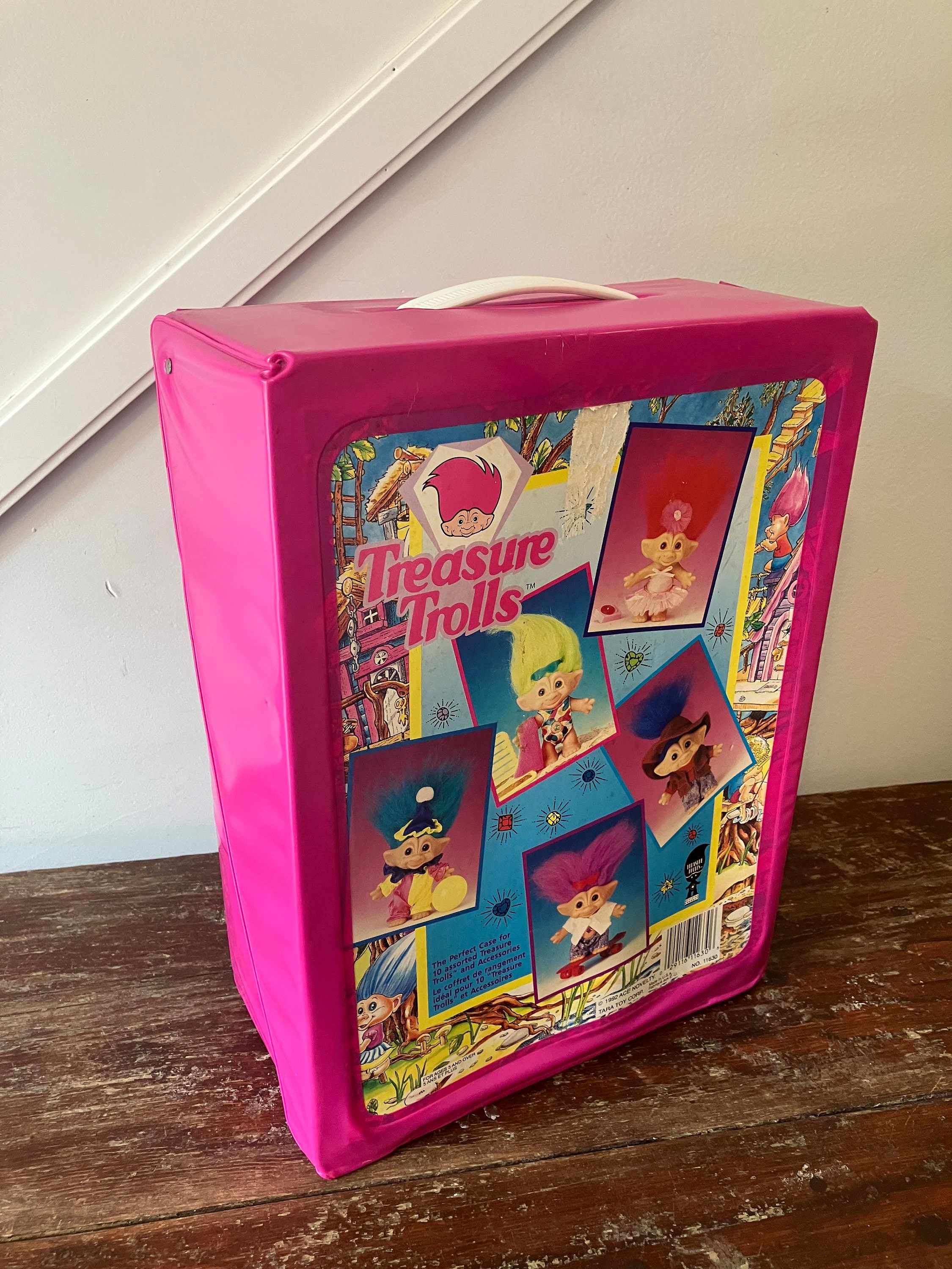  Treasure Troll 1992 Pink Carry Case : Toys & Games