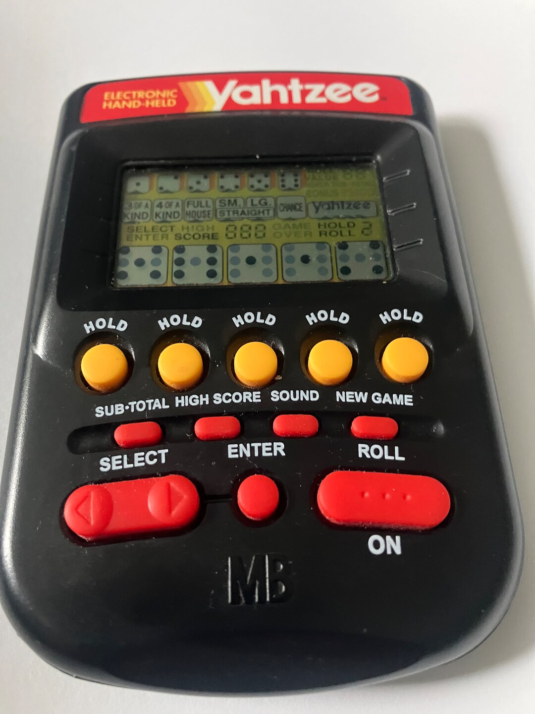 1995 Yahtzeehandheld Game Great Working Condition Etsy
