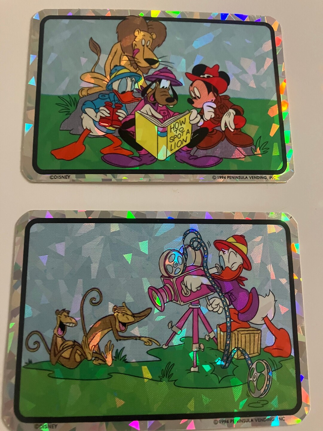 Vintage-disney Stickers-vending Machine-1994holographic-scratchy ...