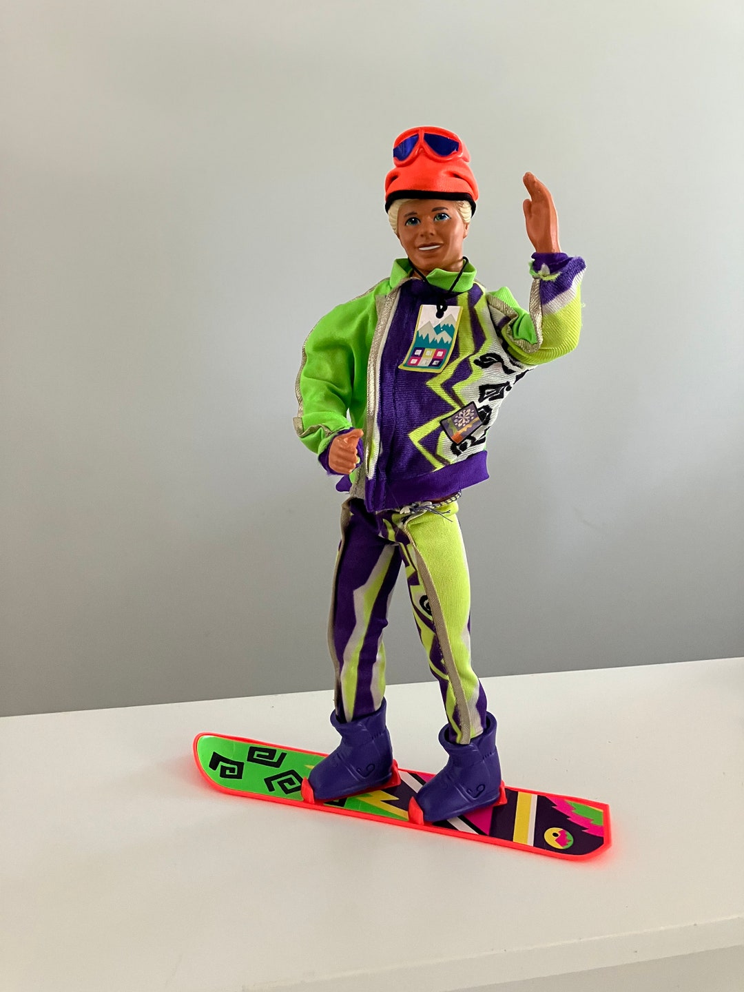Ski Fun Ken Doll-barbie Dolls-90s-snowboarding Ken Doll-ski Ski Fun Ken Doll-barbie Dolls-90s-snowboarding Ken Doll-ski