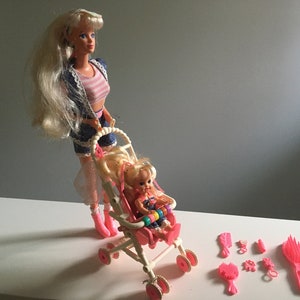 Vintage MIDGE Enceinte et bébé BNIB RARE Poupée Barbie Famille