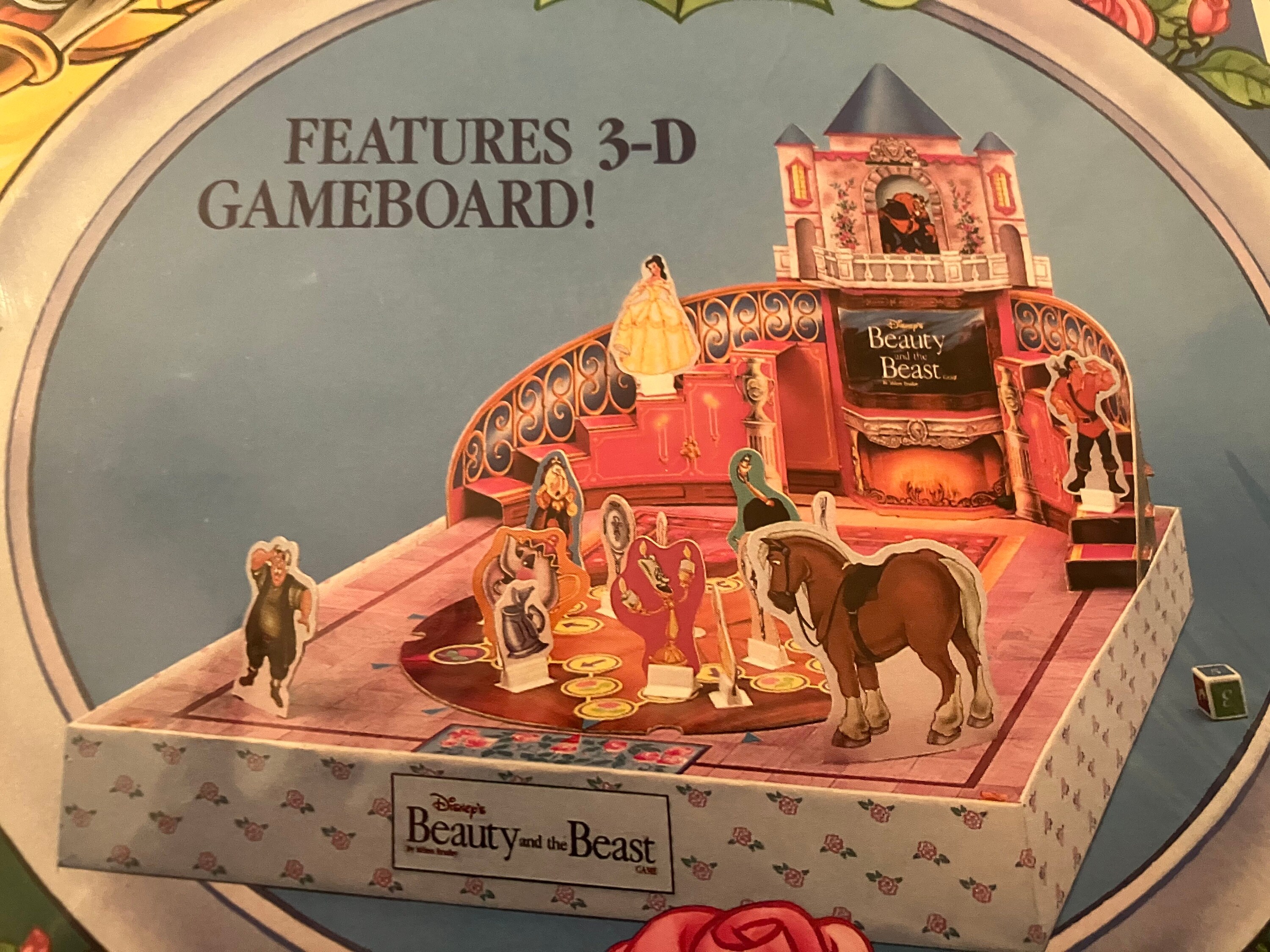 Vintagethe Beauty and the Beastboard Game3ddisneynewfactory