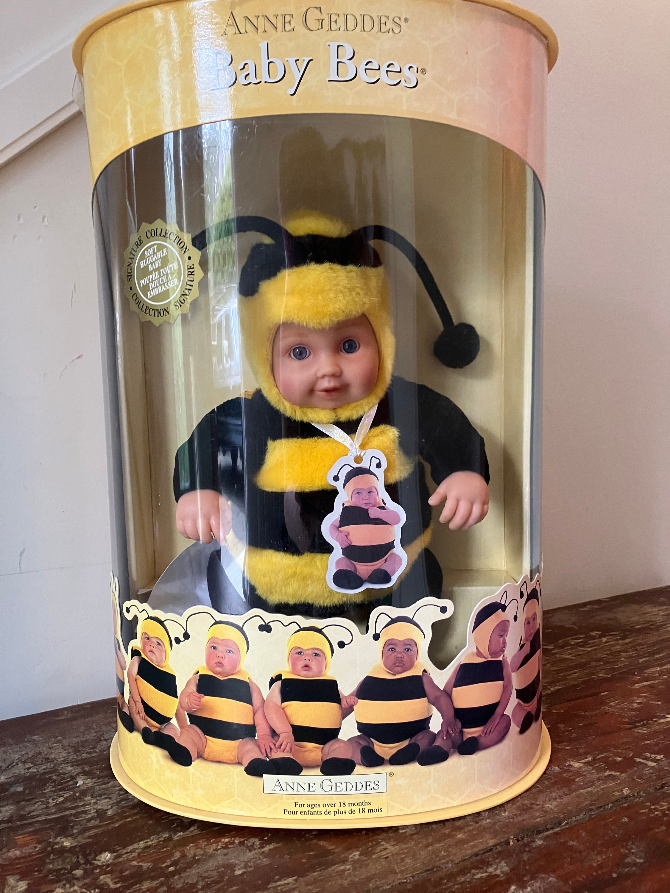 Vintage-Anne Geddes-Baby Bee-doll-new in box