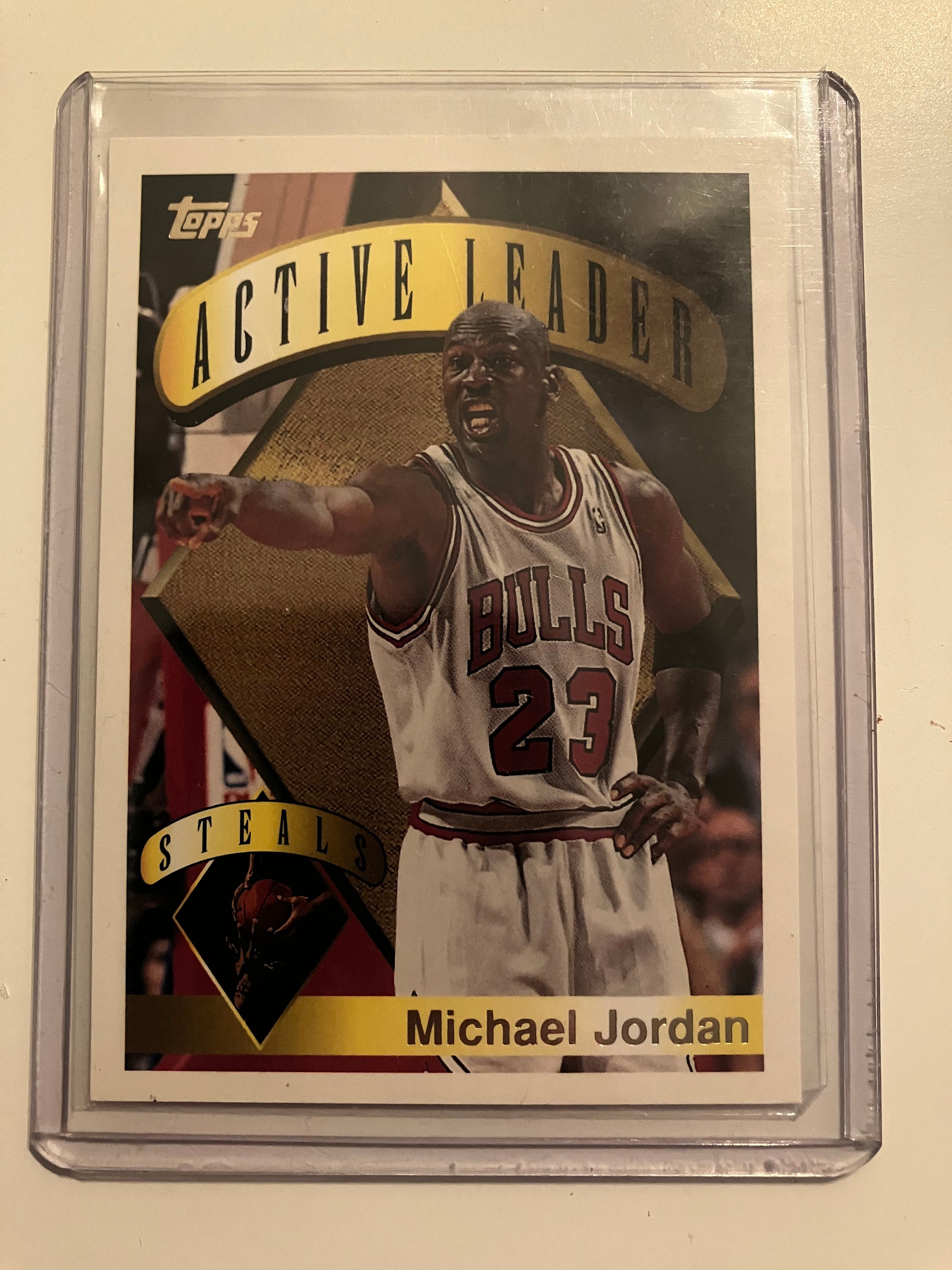 MICHAEL JORDAN 1995 CHICAGO BULLS #45 I'M BACK 3/8/1995 MITCHELL