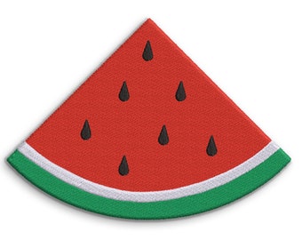 Watermelon Quarter Embroidery design files