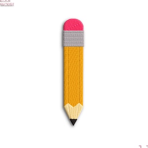 File di disegno per ricamo a matita.