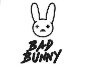 Bad Bunny Logo Embroidery Design File. - Etsy Denmark