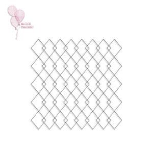 End-to-End Kontinuierliche Single Run Quilt Block Stickarbeit