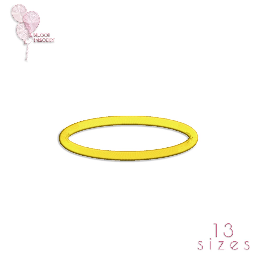 3D Halo Machine Embroidery Design File Etsy
