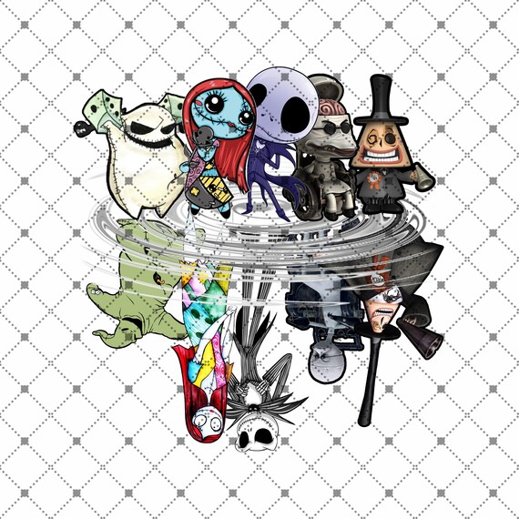 Horror Freunde Halloween Sublimiert Png Jack Skellington Und Etsy