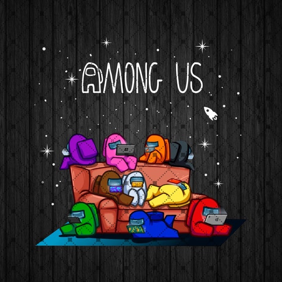 Among Us PNG The Space Galaxy Finding Where Impostor Funny | Etsy