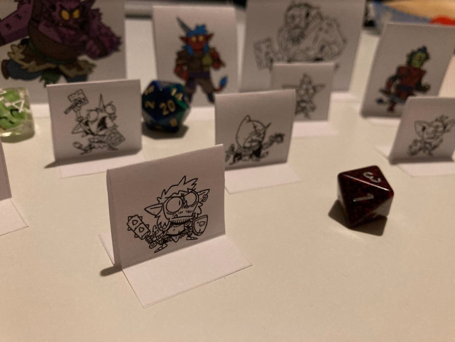 Goblin TTRPG Paper Mini Set 1 - Etsy UK
