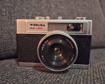 Werlisa Club Color Analog Camera (1976) | Vintage 35mm Film Camera - Analog Camera 1970's