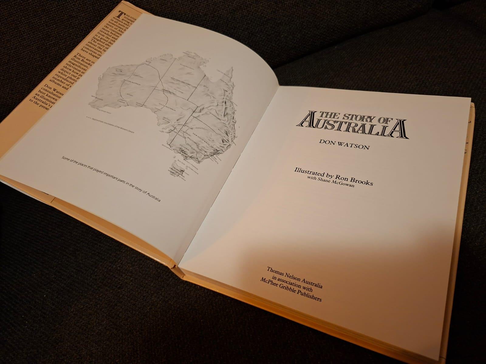 The Story of Australia - Don Watson | Vintage Illustrated Historic