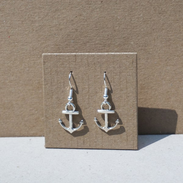Anchor Earrings Etsy
