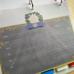 Fire Emblem Three Houses Weekly Agenda/Planner and Notes Page Printable Download