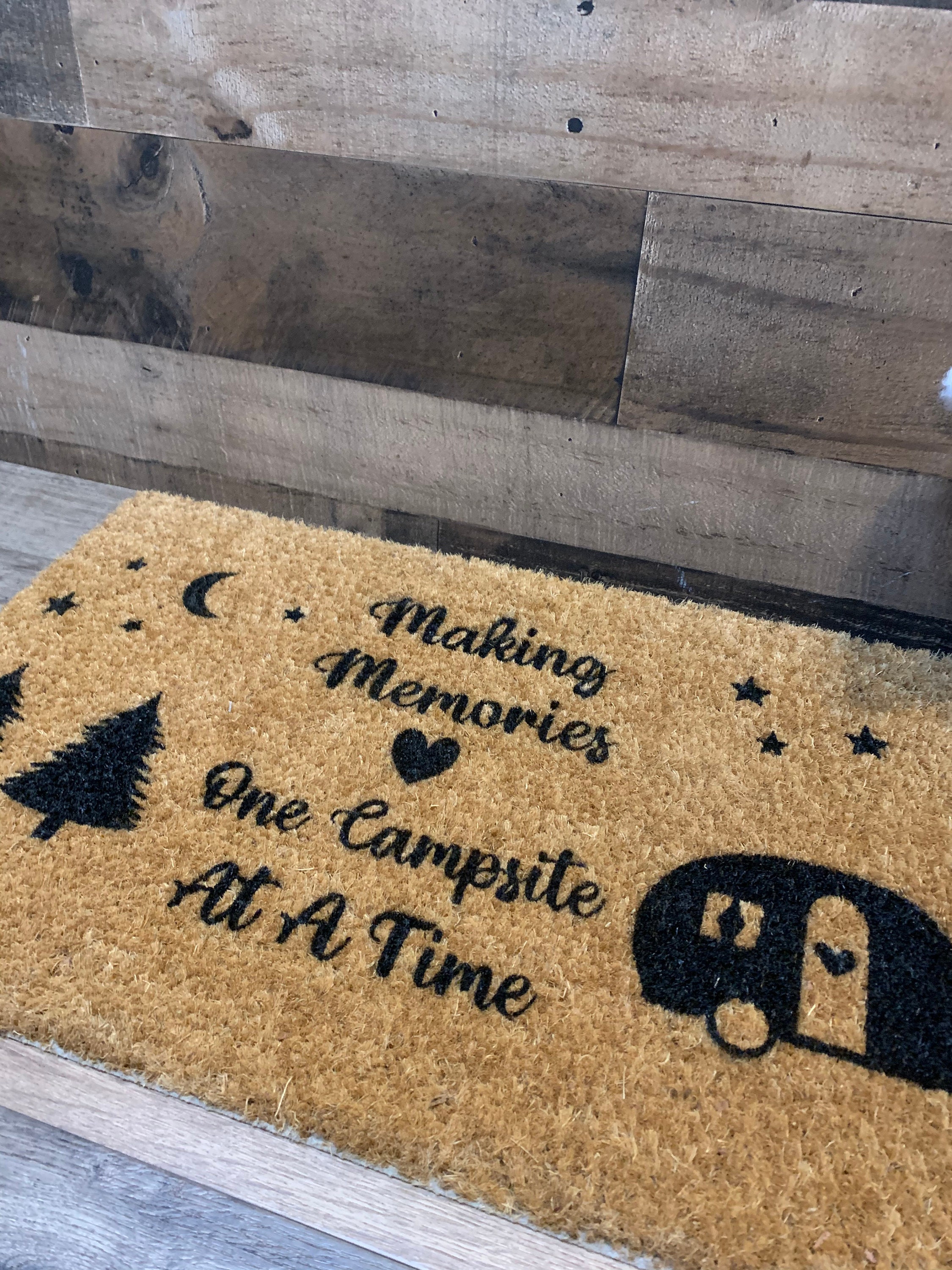 Making Memories One Campsite at A Time Door Mat RV Door Mat Etsy UK