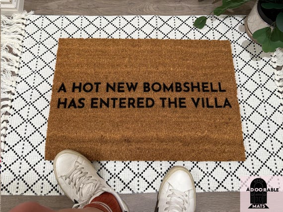 A Hot New Bombshell Has Entered The Villa Doormat | Villa Doormat | Housewarming Gift