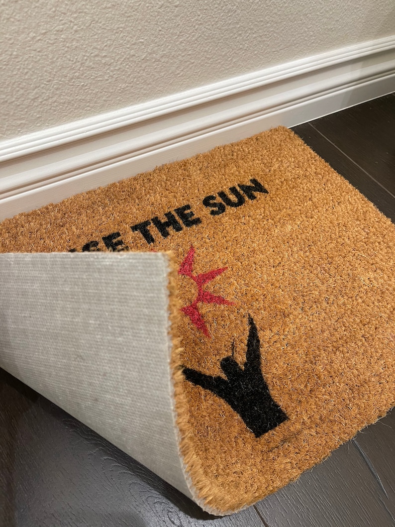 Praise the Sun Door Mat Gamers Door Mat Dark Souls Door Mat Etsy