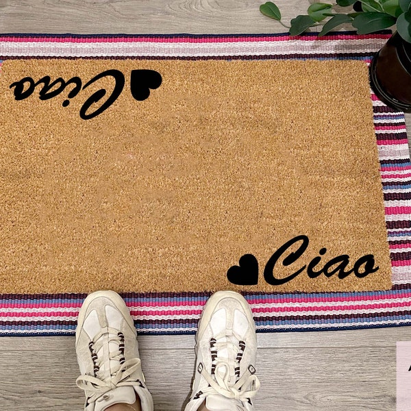 Ciao Doormat Etsy