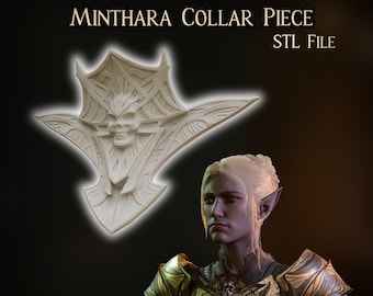 Minthara's Collar Piece - DIGITAL FILE - Baldur's Gate 3 Inspired