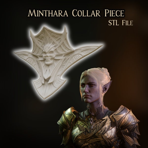 Pieza del collar de Minthara - ARCHIVO DIGITAL - Inspirado en Baldur's Gate 3