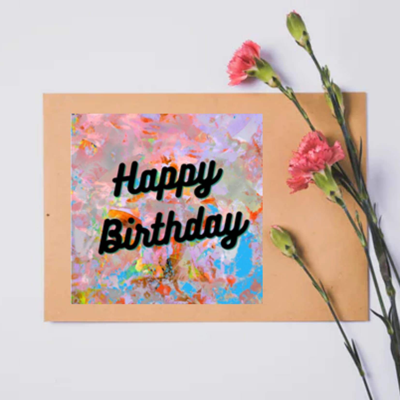 Aesthetic Happy Birthday Card