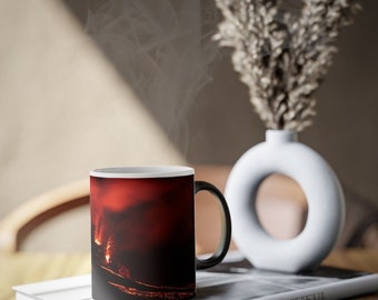 Erupting Volcano Color-Changing Mug: A Front Row Seat to Nature's Power