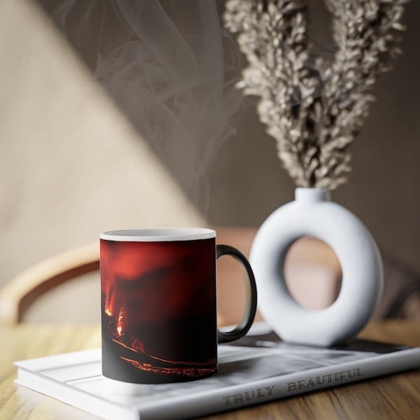 Erupting Volcano Color-Changing Mug: A Front Row Seat to Nature's Power