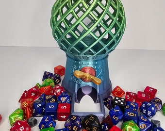 Gumball Machine Dice Dispenser/Tower