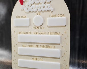 Dear Santa Whiteboard