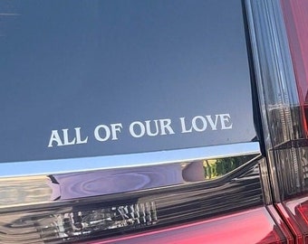 All Of Our Love Greta Van Fleet Meeting the Master Decal
