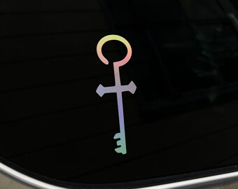 Garden's Gate Key Symbol Car Decal Greta Van Fleet