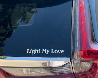 Light My Love Greta Van fleet Holographic Decal