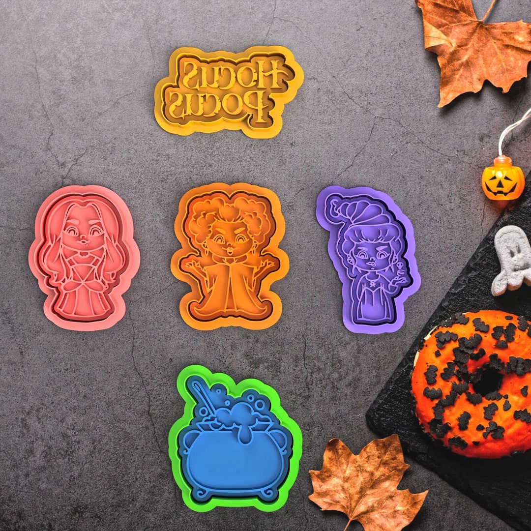 Hocus Pocus Cookie Cutter Set of 5 Etsy