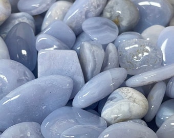 High Quality Blue Lace Agate Tumble Stone