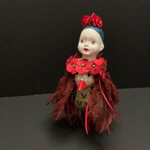 HENRIETTA Mixed Media Art Puppenkunst Assemblage Art OOAK