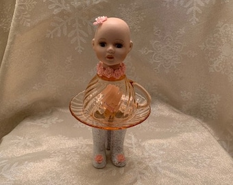 Rosemary mixed media art OOAK doll art assemblage art BOHO