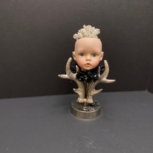 ABSYNTHE mixed media art doll art assemblage art OOAK