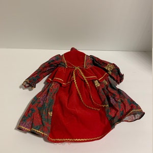 Christmas Dress   Girl Doll Outfit Doll Clothes