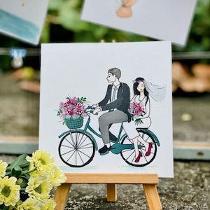 GREETING CARDS| Hand painted cards, Vintage greeting cards, Flower cards, Unique handmade gift