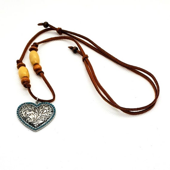 Boho Heart Necklace